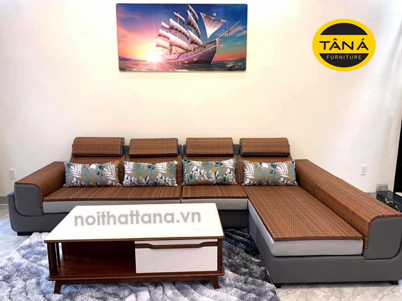 Ghế sofa vải chiếu nhập khẩu khẩu Malaysia