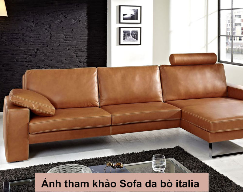 ghế sofa da bò thật nhập khẩu italia ý